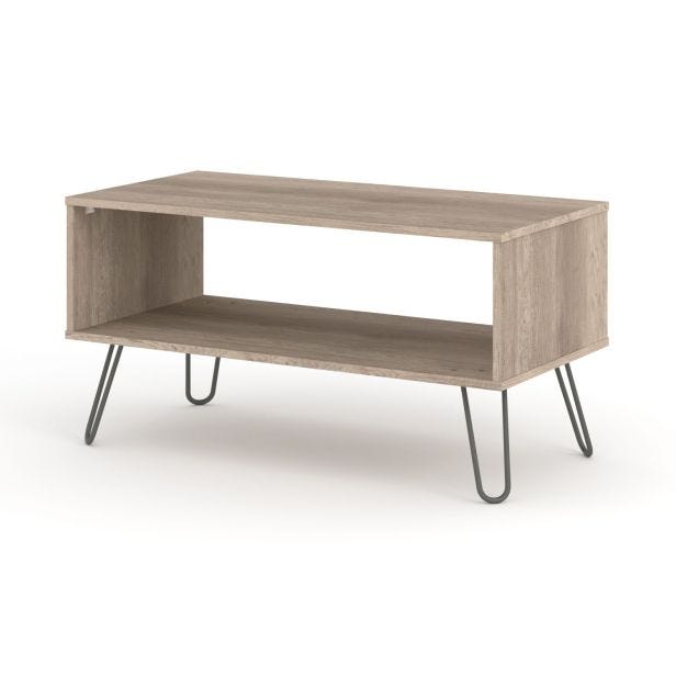 Casa Alden Open Shelf Coffee Table, Driftwood