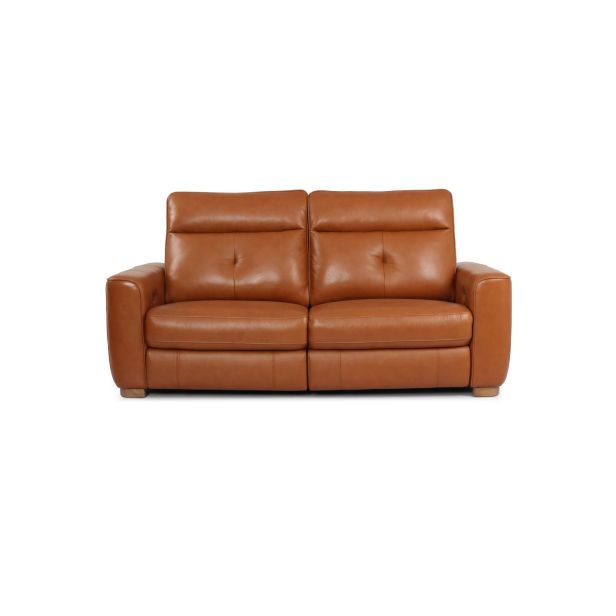 Casa Mia 2.5 Seater Double Power Recliner Leather Sofa