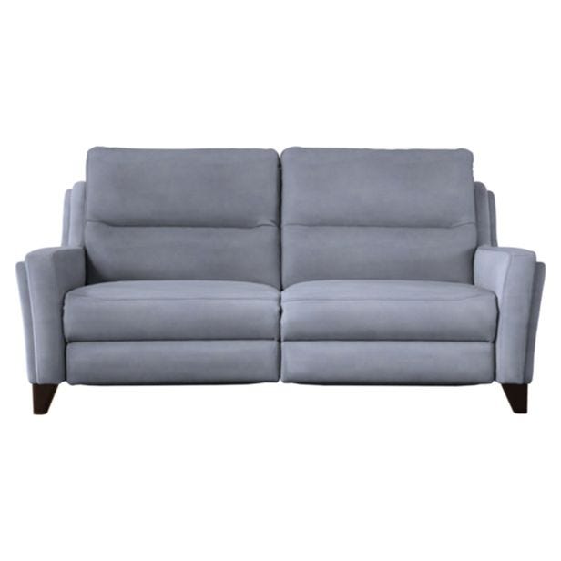 Parker Knoll Portland Large 2 Seater Leather Sofa, Roma Storm