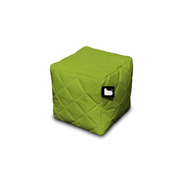 Extreme Lounging B-Box Quilted Footstool, Lime