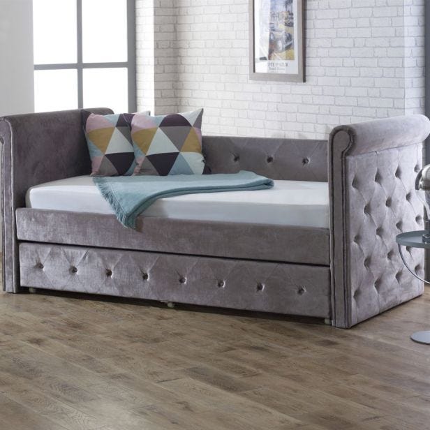 Casa Hazel Daybed & Trundle, Single, Silver