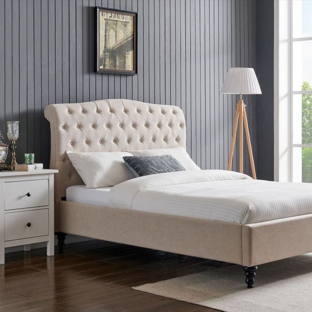 Casa Gerbera Bed Frame, Super King, Natural