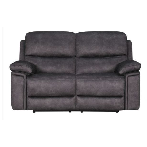 Casa Keane 2 Seater Double Power Recliner Fabric Sofa