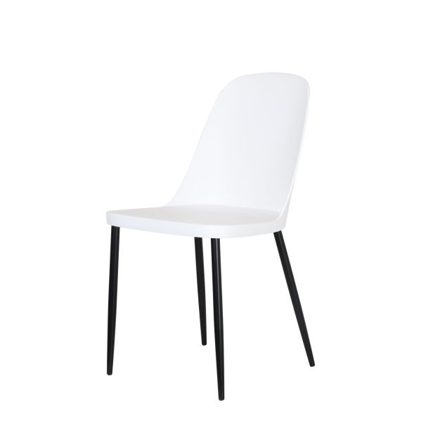 Casa Angelo Linear Dining Chairs, Set of 2, White