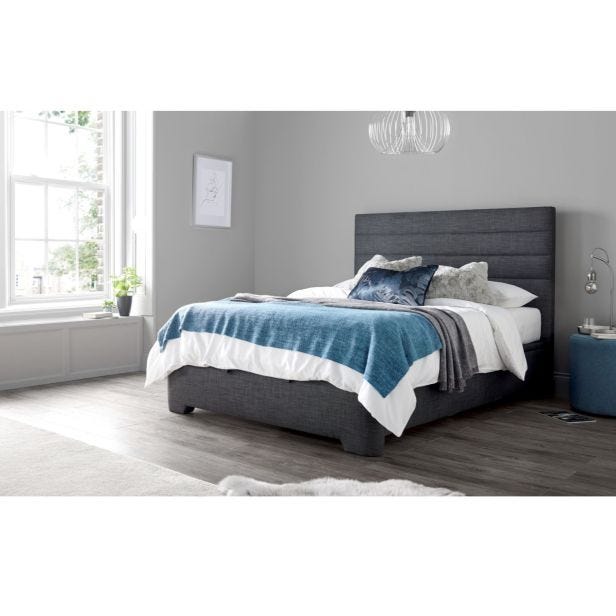Casa Aster Ottoman Bed Frame, Super King, Pendle Slate