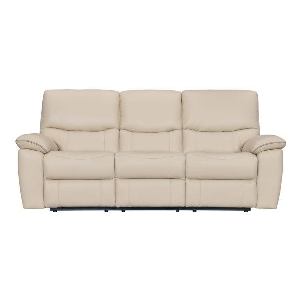 Casa Minerva 3 Seater Leather Power Recliner Sofa