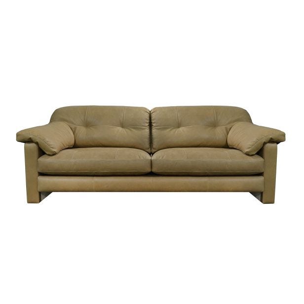 Alexander & James Duffy Leather 3 Seater Sofa