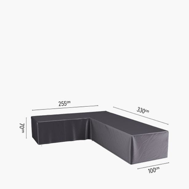 Aercover Outdoor Right Hand L Shape Corner Cover, 330x255x100x70cm