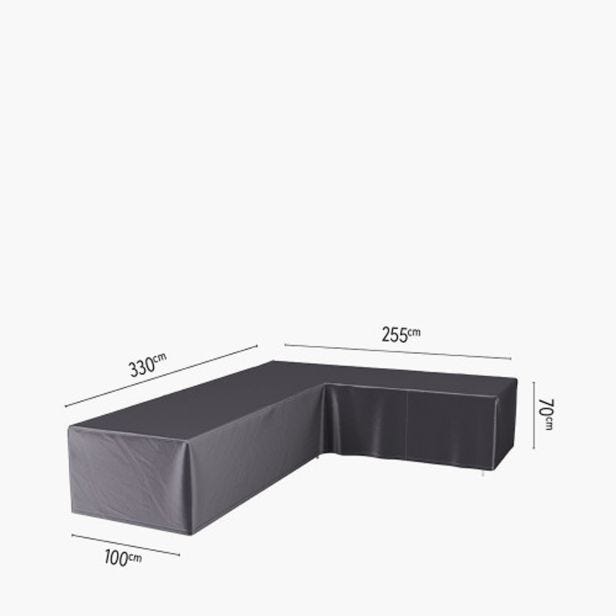 Aercover Outdoor Left Hand L Shape Corner Cover, 330x255x100x70cm