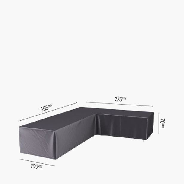 Aercover Outdoor Left hand L Shape Corner Cover, 355x275x100x70cm