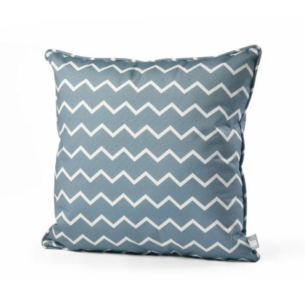 Extreme Lounging Outdoor B-Cushion, 50x50cm, ZigZag Sea Blue