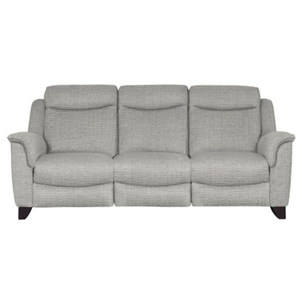 Parker Knoll Manhattan 3 Seater Fabric Sofa, Dobby Mist