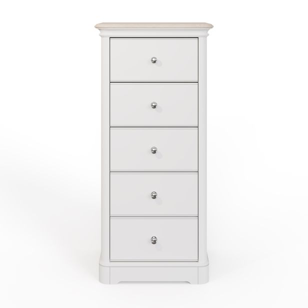 Casa Coral 5 Drawer Tallboy Chest of Drawers