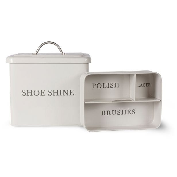 Garden Trading Shoeshine Box, Chalk