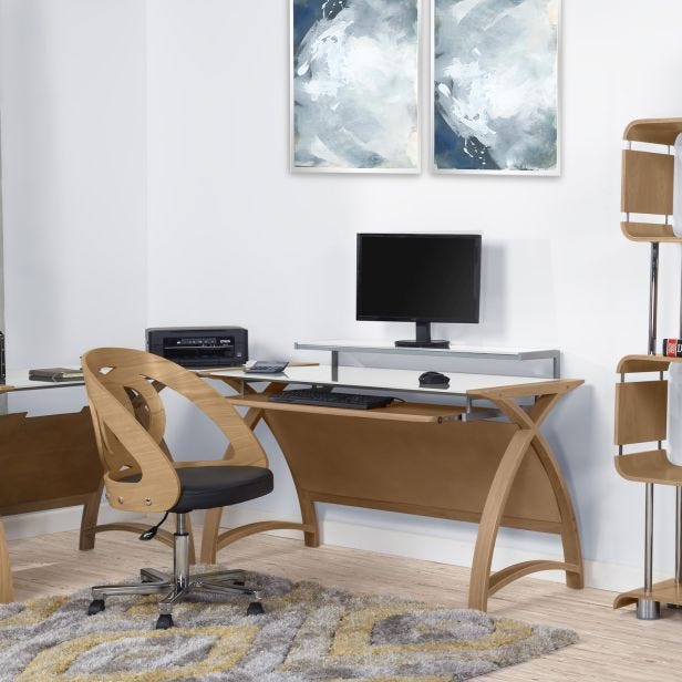 Jual Helsinki 900 Office Desk, Oak