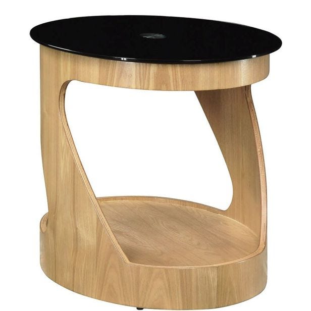 Jual San Marino Curve Z Side Table, Oak