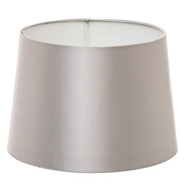 Casa Empire Silk Lamp Shade, 30cm, Silver