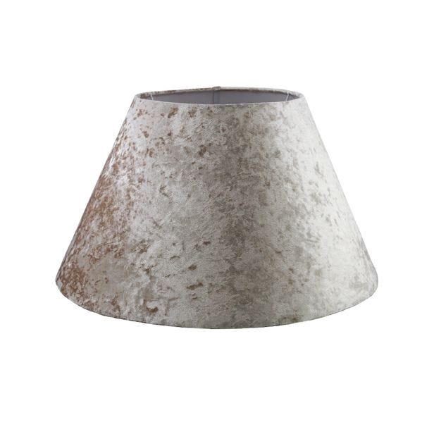 Casa Velvet Empire Lamp Shade, 50cm, Mink