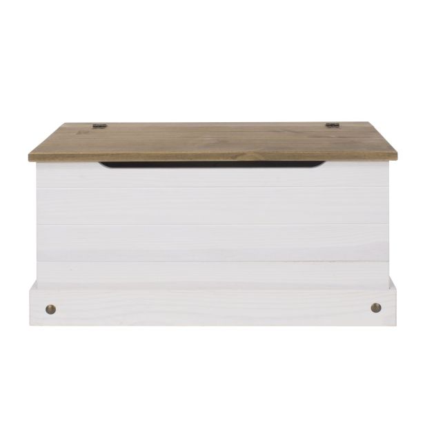 Casa Connor Storage Trunk, White