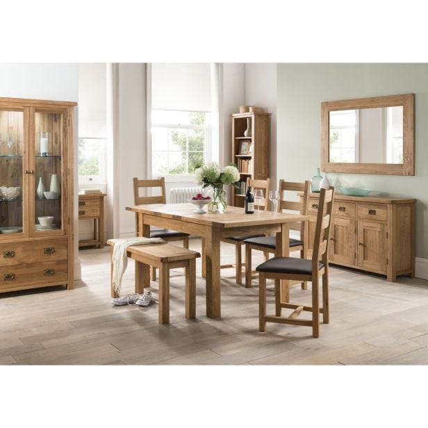 Casa Seville Extending Table & 4 Chairs Dining Set