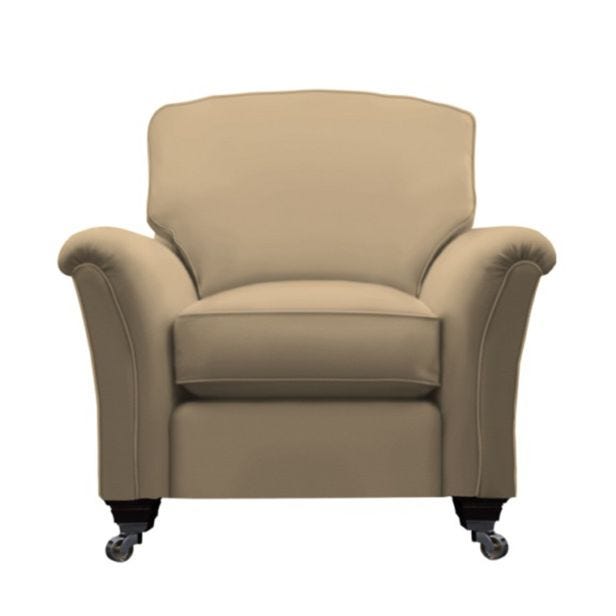 Parker Knoll Devonshire Leather Armchair, Como Taupe
