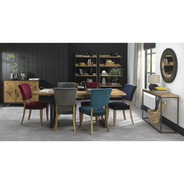 Casa Finsbury Extending Table & 6 Chairs Dining Set