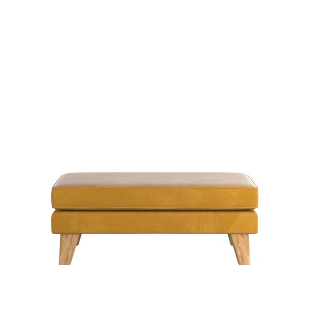 Casa Viscount Velvet Footstool