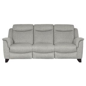 Parker Knoll Manhattan 3 Seater Fabric Sofa, Dobby Mist