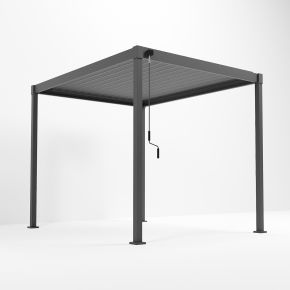 Nova Shadow Steel Garden Pergola, Rectangular, 2.4x3m