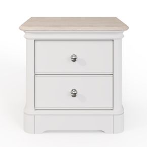 Casa Coral Large 2 Drawer Bedside Cabinet
