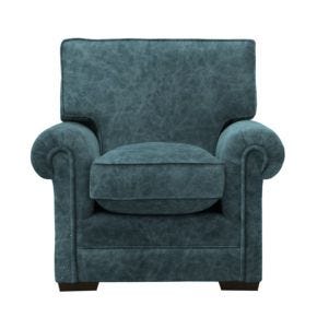 Parker Knoll Canterbury Leather Armchair, Oxford Midnight