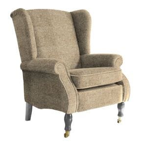 Parker Knoll York Wingback Fabric Armchair