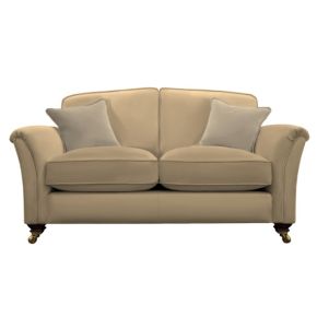 Parker Knoll Devonshire 2 Seater Leather Sofa, Como Taupe