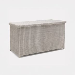 Kettler Palma Rattan Outdoor Cushion Box, Large, White Wash