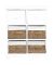 Casa Unit With 6 Basket Drawers White