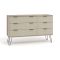 Casa Alden 3+3 Drawer Wide Chest of Drawers, Driftwood