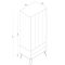 Casa Alden 2 Door Wardrobe, Driftwood
