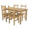 Casa Connor Medium Table & 4 Dining Chairs Set