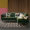 Orla Kiely Ivy Right Hand Facing Velvet Corner Sofa