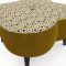 Orla Kiely Daisy Velvet Large Footstool