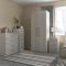 Casa Madrid 4 Drawer Chest, Grey