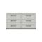 Casa Madrid 3 Drawer Double Chest, Grey