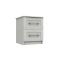 Casa Madrid 2 Drawer Bedside Cabinet, Grey