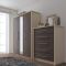 Casa Lyon 3 Drawer Chest, Anthracite