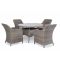 Kettler Charlbury Garden Dining Set, 4 Seater