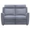 Parker Knoll Dakota 2 Seater Leather Sofa, Roma Storm