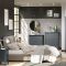 Casa Carla 4 Drawer Chest of Drawers, Midnight Blue