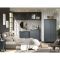 Casa Carla 2 Door Wardrobe, Midnight Blue