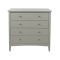 Casa Carla 4 Drawer Chest, Light Grey