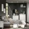 Casa Carla Petite 2 Drawer Bedside Cabinet, White